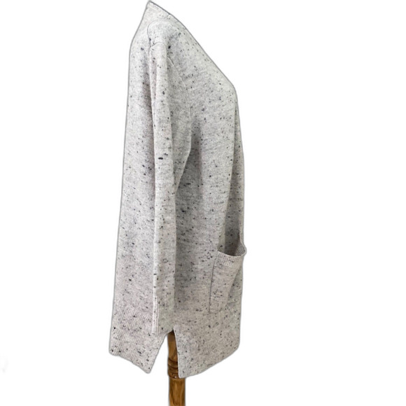 Madewell Donegal Kent coziest yarn Oversized Size L speckled gray long line - Picture 3 of 16